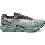 Men's Brooks Ghost 15, Grey/Oyster/Cloud Blue, 15 D Medium