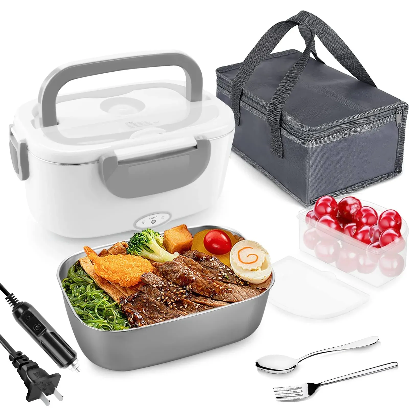 Portable Electric Lunch Box Car Truck Food Warmer Removable Container Warm Meal