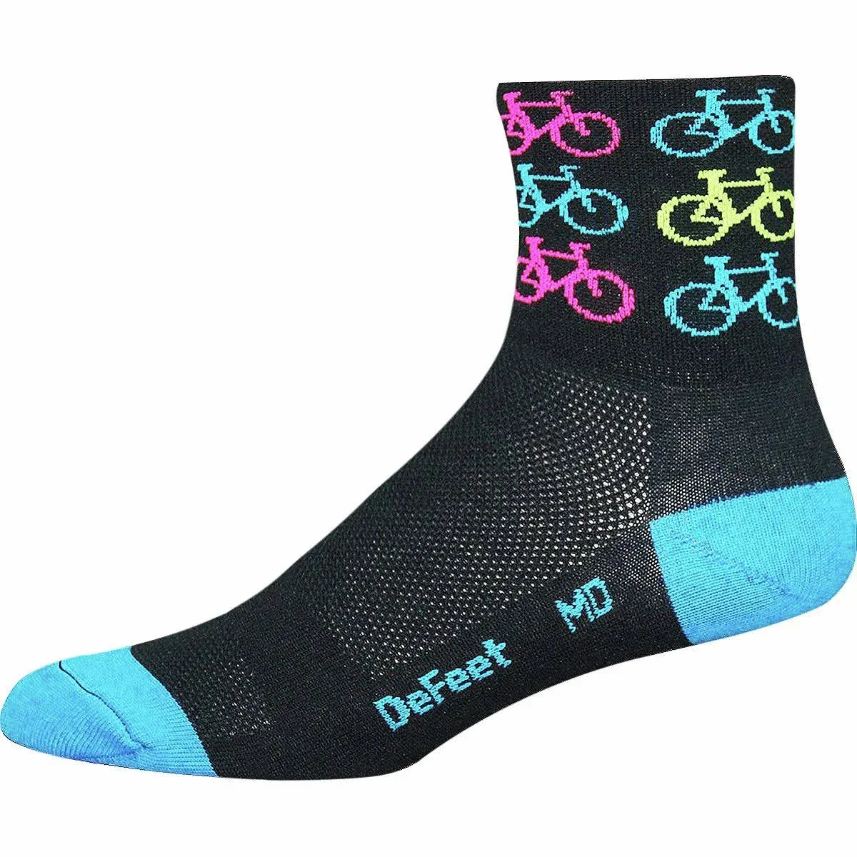 DeFeet Aireator 3” Quarter Sock – Running, Cycling, Everyday Athletic Compression Sock