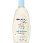 Aveeno Baby Tear-Free Wash &amp; Shampoo For Hair &amp; Body, 18 oz