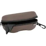 NoCry Storage Case for Safety Glasses with Felt lining, Reinforced Zipper and Handy Belt Clip, Black