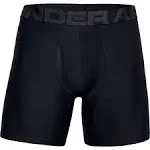 Under Armour Men's Tech 6" Boxerjock 2 Pack - Black - 3XL