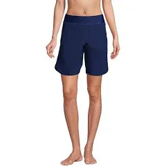 Petite Lands' End 9" Board Shorts Swim Cover-up