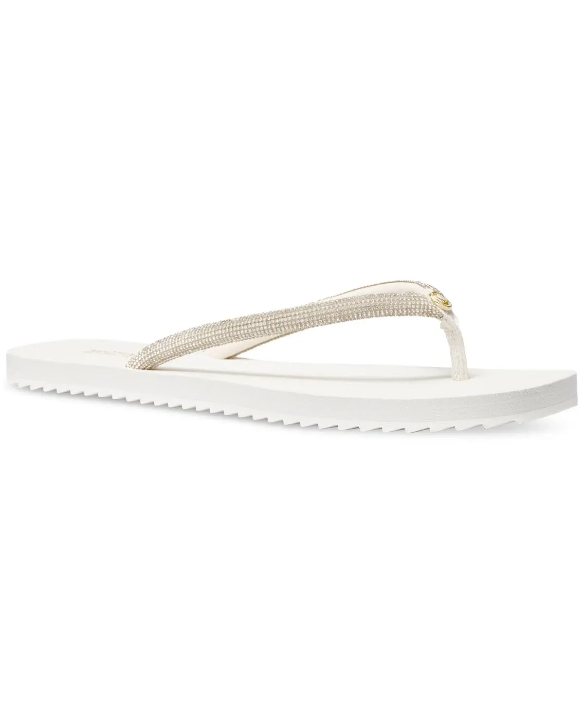 Michael Kors Women's Jinx Crystal-embellished Flip Flop