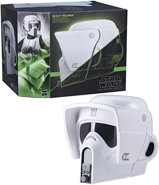 Star Wars Black Series SCOUT TROOPER PREMIUM ELECTRONIC HELMET New Sealed