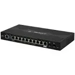 Ubiquiti Networks 12-Port EdgeRouter 12 Advanced Network Router with 10x Gigabit RJ45 Routing Ports 2X Gigabit SFP Ports .with Rackmount Bracket to Mount EdgeMAX Products in Standard 19" Racks.Bundle