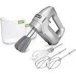 Hamilton Beach Professional 5 Speed Hand Mixer with Easy Clean Beaters, DC Motor, Silver, 62664