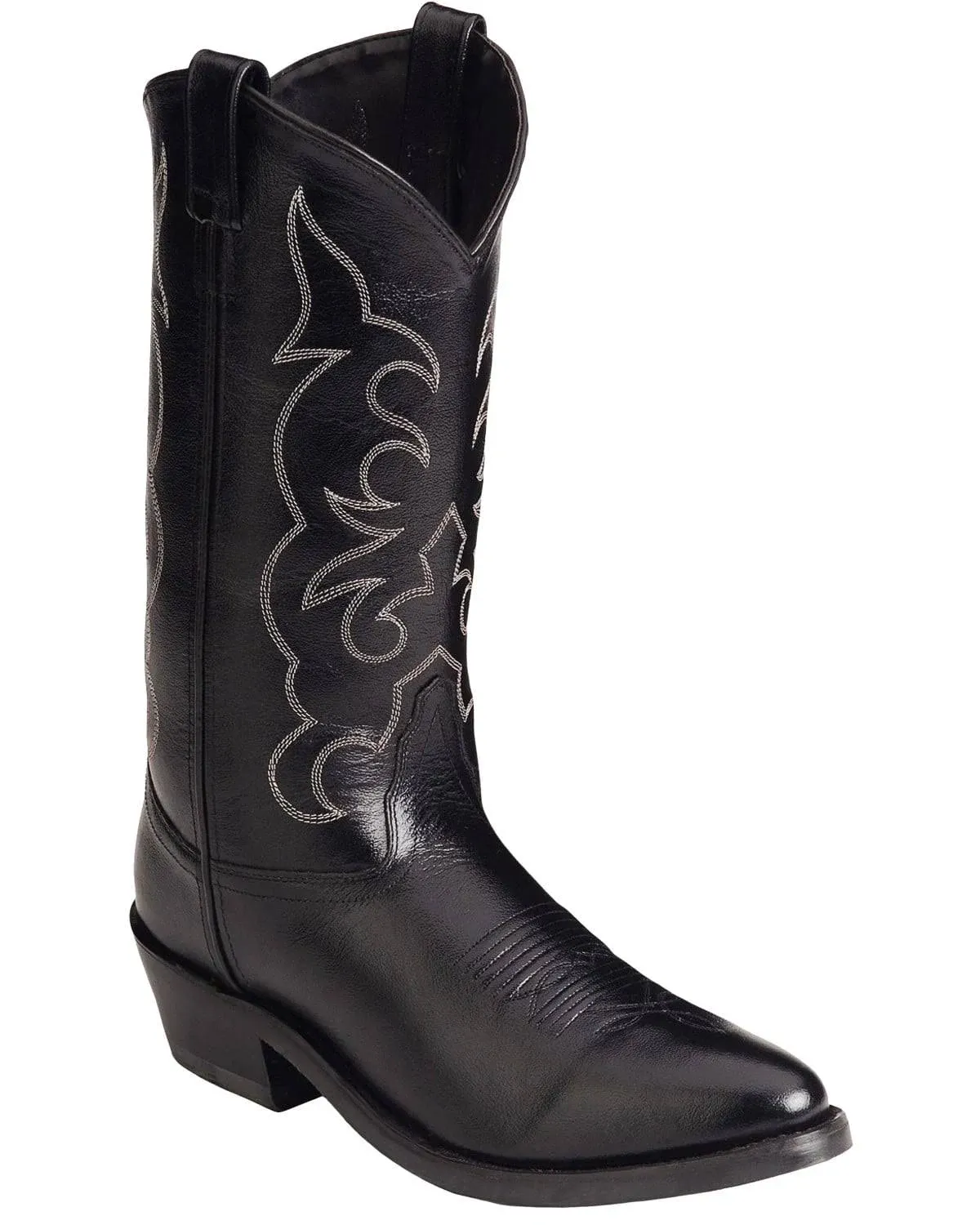 Old West Men&s Cowboy Work Boots - Black