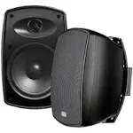 6.5" High Definition Patio Speaker Pair, AP650, 70V Optional, Black, No 70v