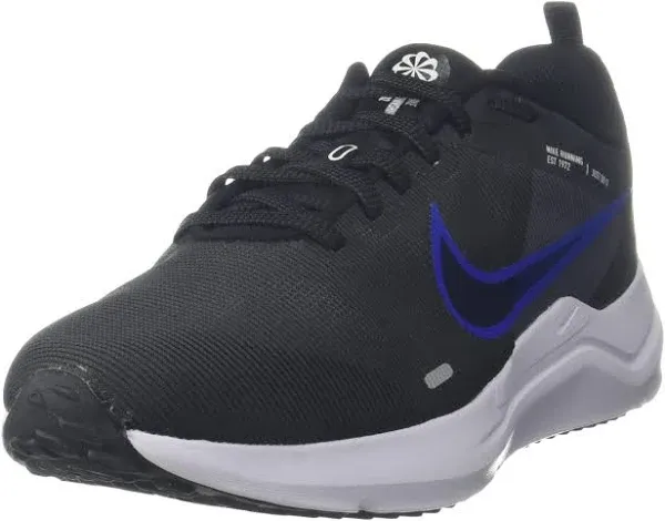 Nike Men's Downshifter 12 Running Shoes, Black/White/Grey