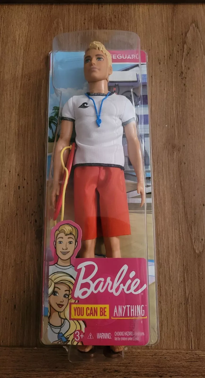 Ken Lifeguard Doll Barbie You Can Be Anything Collection New in Box Action 