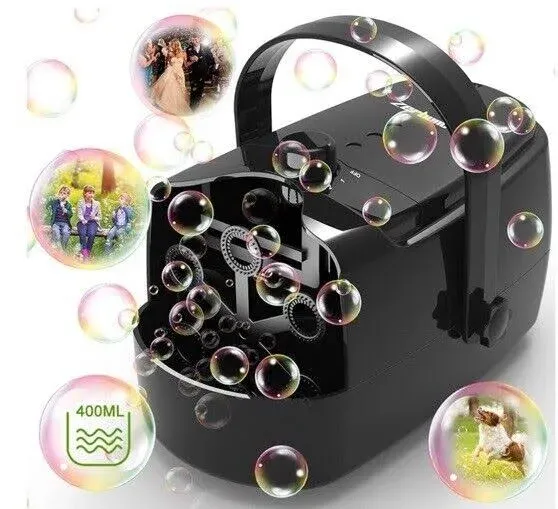 Bubble Machine Durable Automatic Bubble Blower, 18000+ Big Bubbles Per Minute