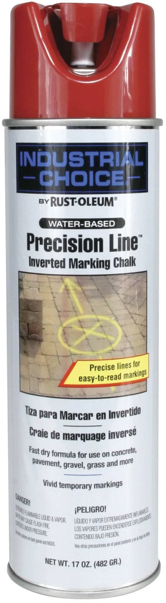 Rust-Oleum 205235 Marking Chalk, Red, 17 oz.