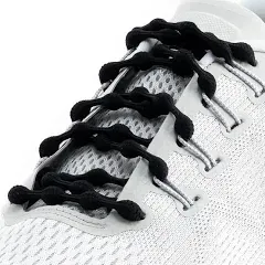 Caterpy Run No-Tie Shoelaces - Silky White