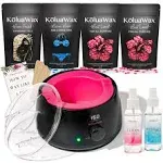 Premium Waxing Kit for Women - Hot Melt Wax Warmer for Hair Removal, Eyebrow