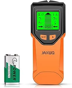 Stud Finder Wall Scanner - 5 in 1 Stud Finder Tool with Intelligent Microprocessor Chip and HD LCD Display, Stud Detector Beam Finders for the Center and Edge of Wood AC Wire Metal Studs Joist Pipe