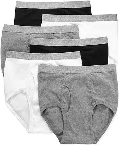 Stafford 6 Pack 100% Cotton Full-Cut Briefs Big & Tall