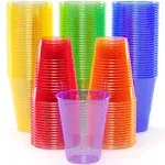 Exquisite Blacklight Party Glow Cups - 720 Pack 12 oz - Assorted Colors - Disposable Cups for Party - Blacklight Reactive Glow in The Dark Cups for