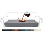 Premium Water-Repellen<wbr/>t Couch Seat Cushion Cover High Stretch Jacquard Fabric...