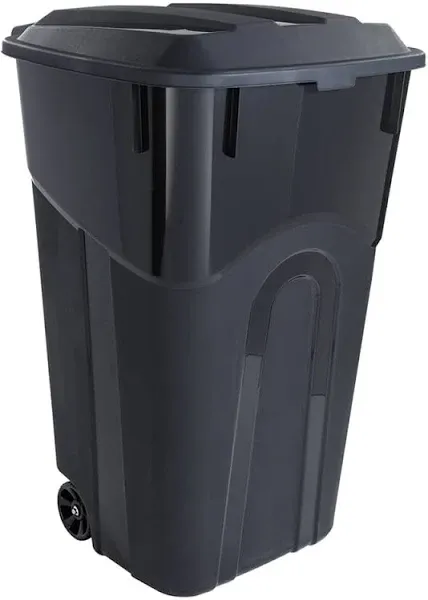 United Solutions Can Trash Wheeled Black 32 Gal