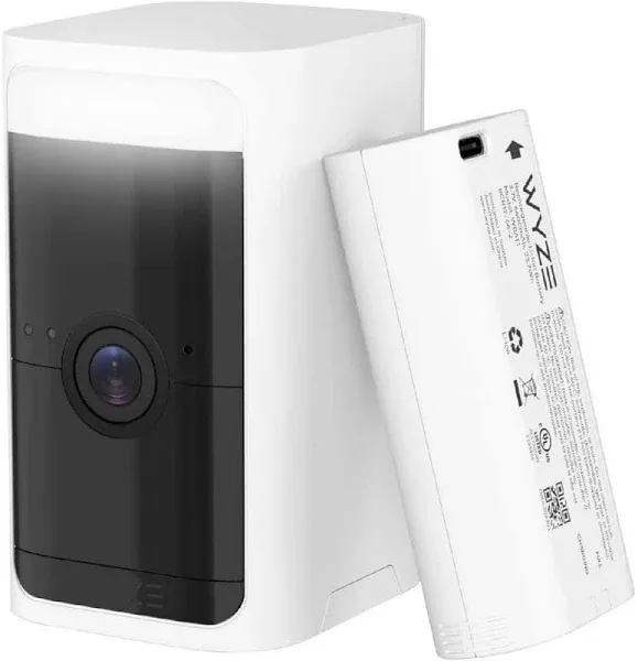 Wyze Battery Cam Pro Security Camera; Indoor/Outdoor; 2K Resolution