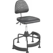 Safco Products 5120 Task Master Deluxe Industrial Chair (Additional options sold separately), Black