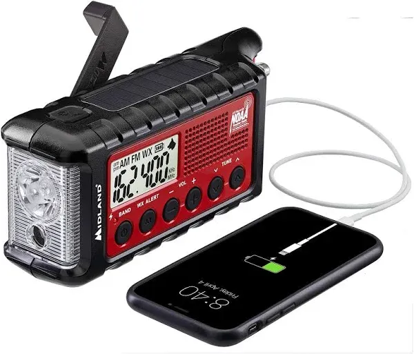 Midland ER310 Emergency Crank Weather Radio