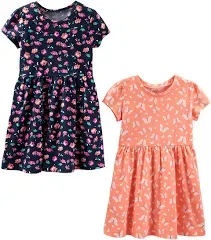 Simple Joys by Carter's Girls' Short-Sleeve and Sleeveless Dress Sets