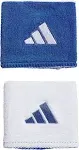 Adidas interval Reversible Wristband 2.0, Royal-White