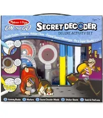 Melissa & Doug On the Go Secret Decoder Deluxe Activity Set