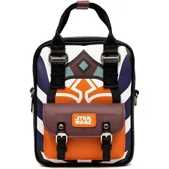 Star Wars Bag, Cross Body, Star Wars Ahsoka Tano Character Close Up, Vegan Leather