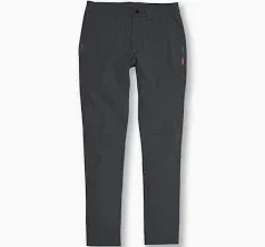 KETL Mtn Tomfoolery Travel Pants 34" Inseam: Stretchy, Packable, Casual Chino Style W/ Zipper Pockets - Black Men's