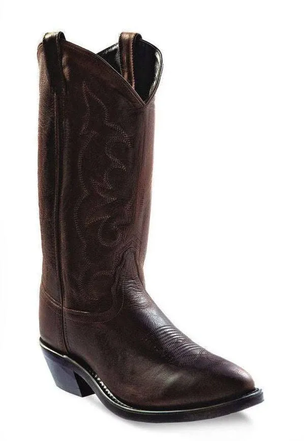 Old West Men's Cowboy Work Boots - Distress