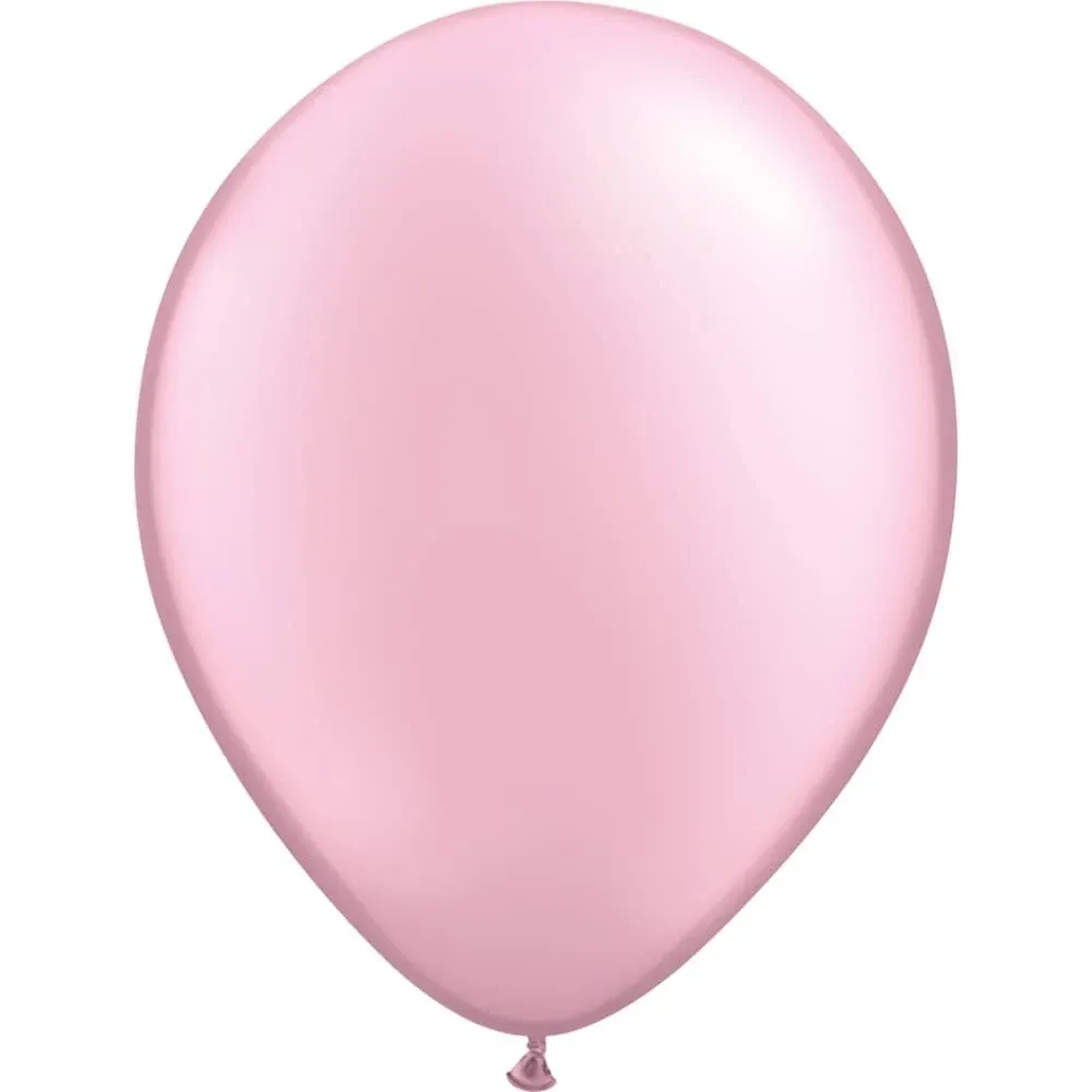 11" Qualatex Pearl Pink Latex Balloons