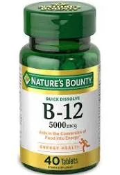 Nature's Bounty Vitamin B-12 Tablets