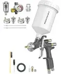 Professional D1 LVLP Air Spray Gun with Nozzle Sets - Ideal for DIY Projects