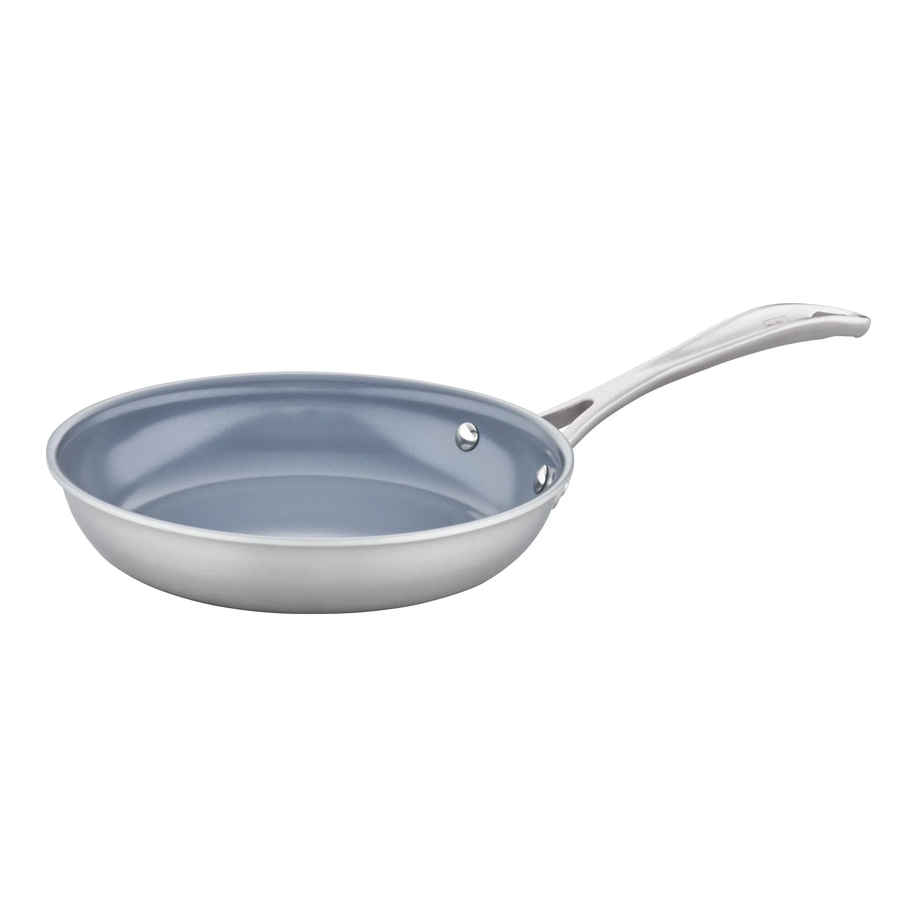 ZWILLING Spirit Stainless 3 Ply, 8-inch, 18/10 Stainless Steel, Ceramic Coating, Frying Pan