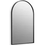 KOHLER K-30638-BLL Essential 20" X 32" Arch Framed Mirror In Matte Bla