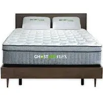 GhostBed 13 inch Flex Hybrid Medium Firm Memory Foam Mattress