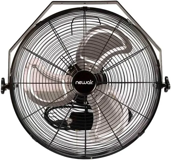 Newair WindPro18W 18" High Velocity Wall-Mount Fan