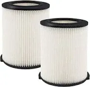 2 Pack VF4000 Replacement Filter for Ridgid Shop Vac 5-20 Gallon &amp; 6-9 Gal Hu...