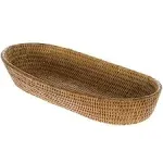 La Jolla Rattan Bread Basket, Large