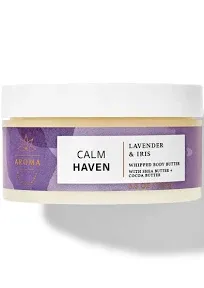 CALM HAVEN (LAVENDER &amp; IRIS)  Bath &amp; Body Works WHIPPED Body Butter 6.5 OZ/185 g