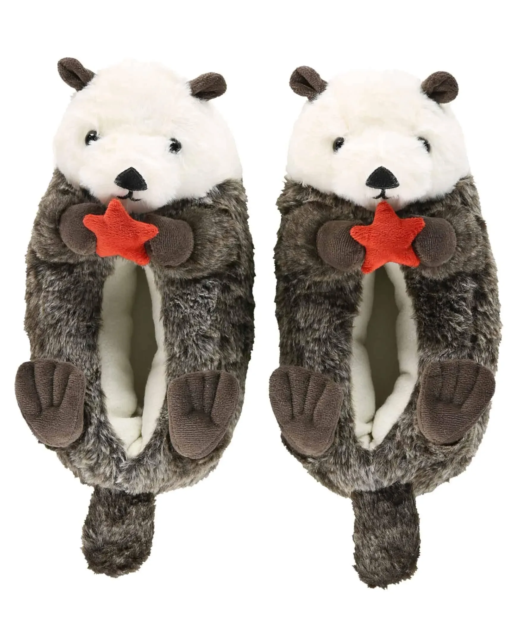 LazyOne Animal Critter Slippers for Kids and Adults, Cute Slippers for Kids, Cozy Otter Slippers