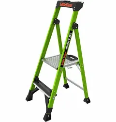 Little Giant Ladders 15404-001 Stepladder,4Ft H,1&#034;W Platform,300 Lb Ladder