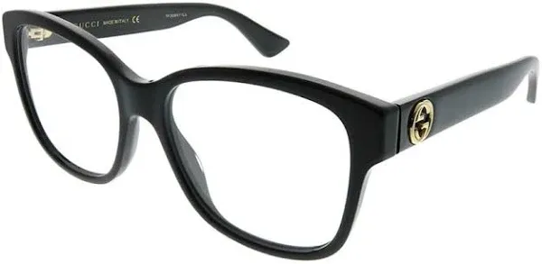 Gucci GG0038ON 001 Eyeglasses Black Frame 54mm