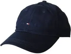 Tommy Hilfiger Men's Cotton Logo Adjustable Baseball Cap