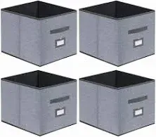 Onlyeasy Foldable Cube Storage Bin 4 Pack