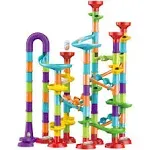 113 Pcs Marble Run for Kids,Marble Run Compact Set STEM Learning Toy