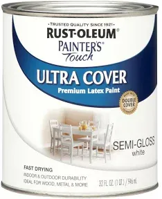 Rust-Oleum 1976502 Painter's Touch Ultra Cover Flat Black Paint